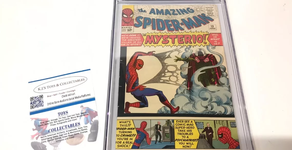 1964 Marvel Comics Amazing Spider-Man # 13 CGC 8.0 1st Appearance of Mysterio